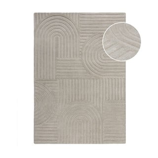 Siva volnena preproga Flair Rugs Zen Garden, 120 x 170 cm