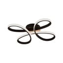 Črna LED stropna svetilka 40x40 cm Fly – Trio