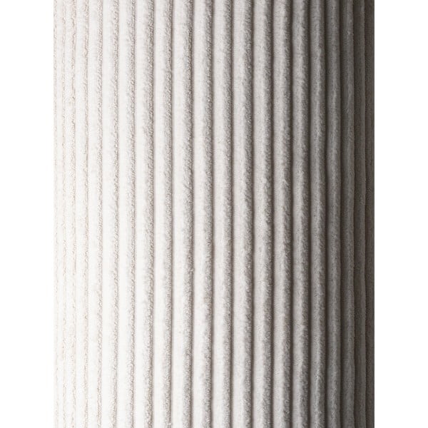 Kremno bel otroški fotelj iz rebrastega žameta Cloud – Wigiwama-image-4