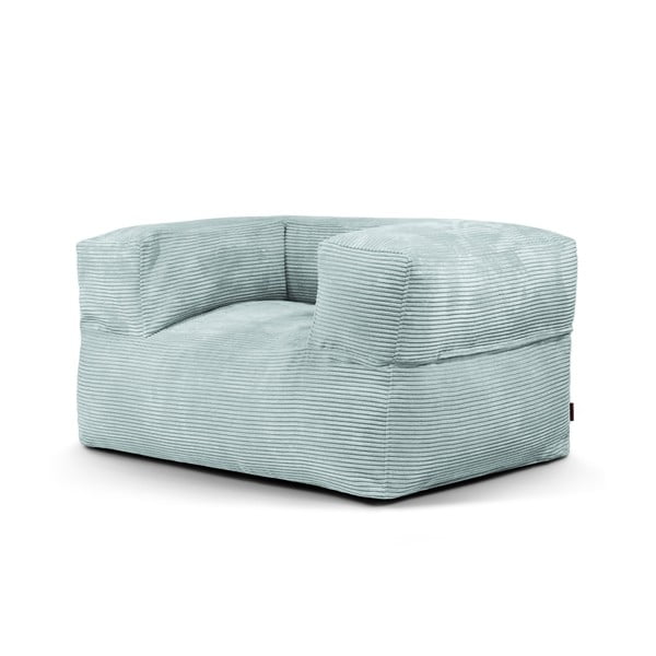 Mentolno zelena vreča za sedenje iz rebrastega žameta MooG – SLOWDOWN