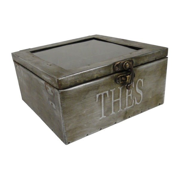 Kovinska škatla za čaj Antic Line Cink