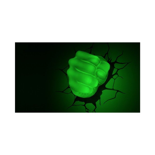 Otroška 3D stenska luč Hulkova pest-image-1