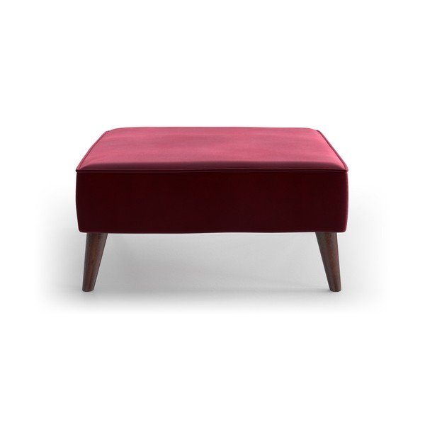 Rdeč žametni tabure My Pop Design Auteuil-image-2