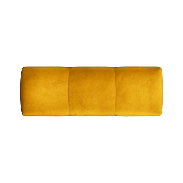 Rumeno žametno naslonjalo za modularni kavč Rome Velvet - Cosmopolitan Design -image-2