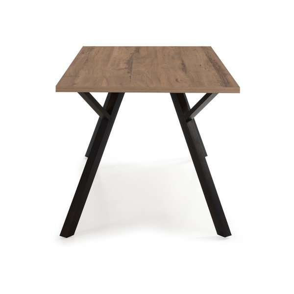 Jedilna miza z mizno ploščo v orehovem dekorju 90x160 cm Paola – Marckeric-image-2