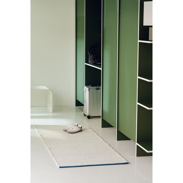 Modra/bež ročno tkana volnena preproga 170x240 cm Lenu – noo.ma-image-4