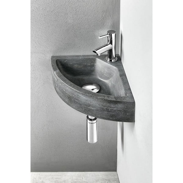 Stoječa armatura za umivalnik v sijajno srebrni barvi Small – Sapho-image-1