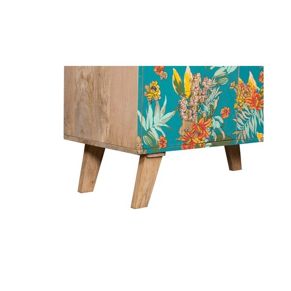 Omarica v turkizni in naravni barvi 90x85x40 cm Reipur – Interia Home & Living-image-4