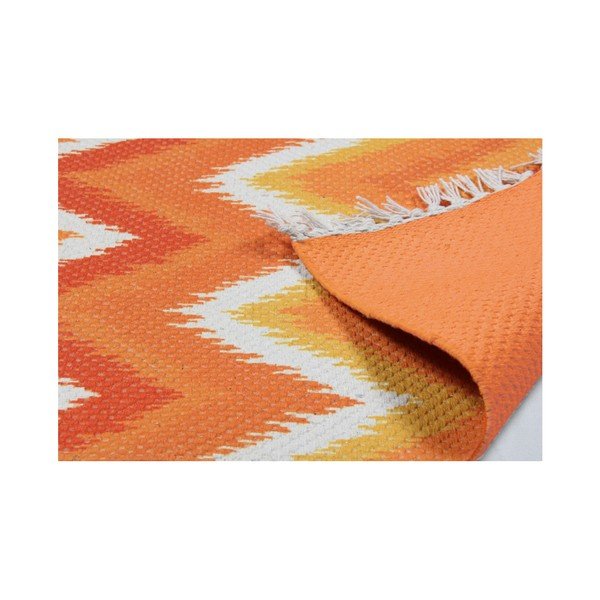 Oranžna preproga Eco Rugs Tribe, 80 x 150 cm-image-3