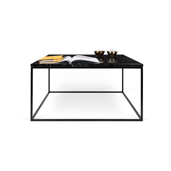 Klubska mizica iz marmorja 75x75 cm Gleam - TemaHome-image-2