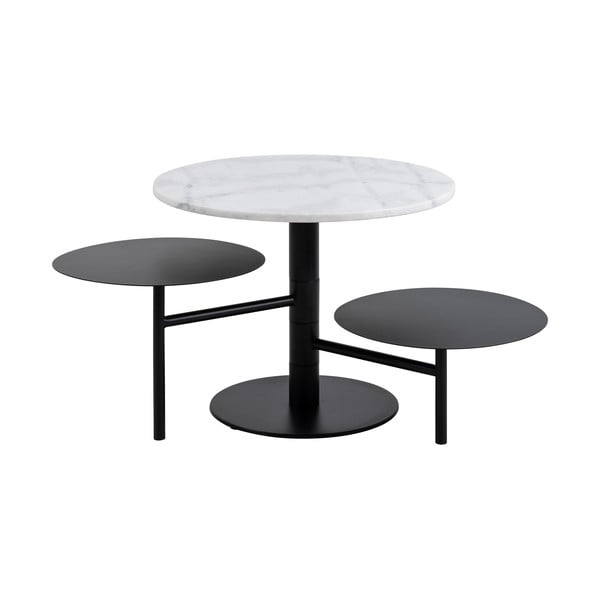 Bela okrogla mizica ø 60 cm Lahti – Actona-image-3