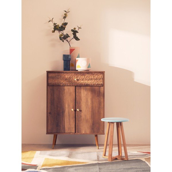 Komoda v temni naravni barvi 70x94x35 cm Frida – Premier Housewares-image-1