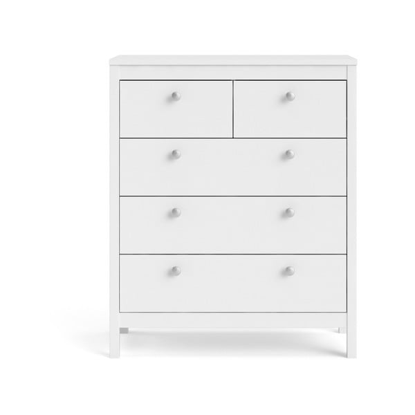 Bela visoka komoda 82x99 cm Madrid – Tvilum-image-2
