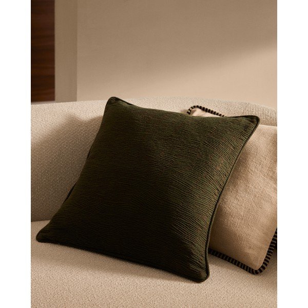 Prevleka za blazino iz žakarja 45x45 cm Labid – Kave Home-image-1