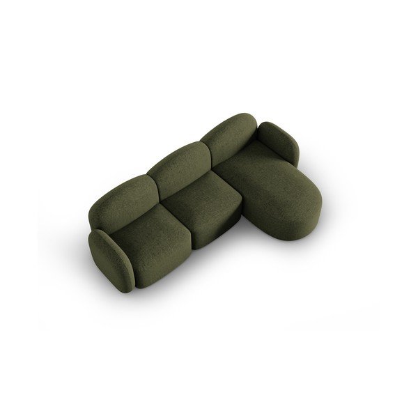 Zelena kotna sedežna garnitura (desni kot) Blair – Micadoni Home-image-3