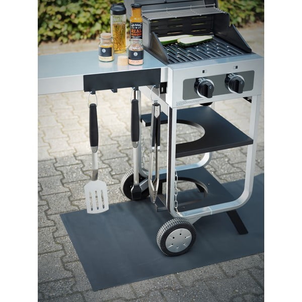 Črn magnetni obešalnik za kuhinjske pripomočke Wenko Black Outdoor Kitchen Ima-image-1