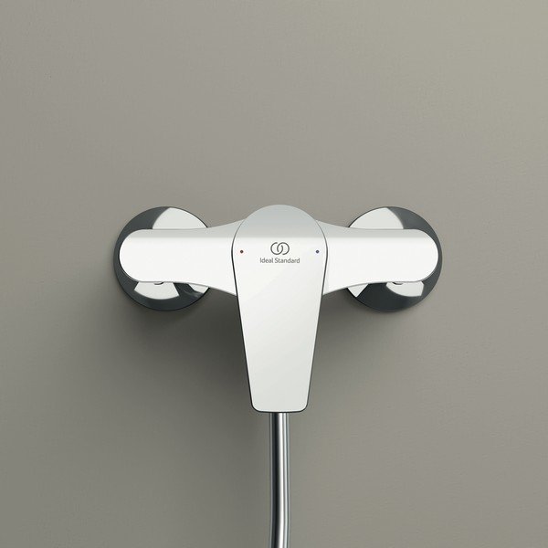 Stenska armatura za tuš v sijajno srebrni barvi Cerafine D – Ideal Standard-image-1