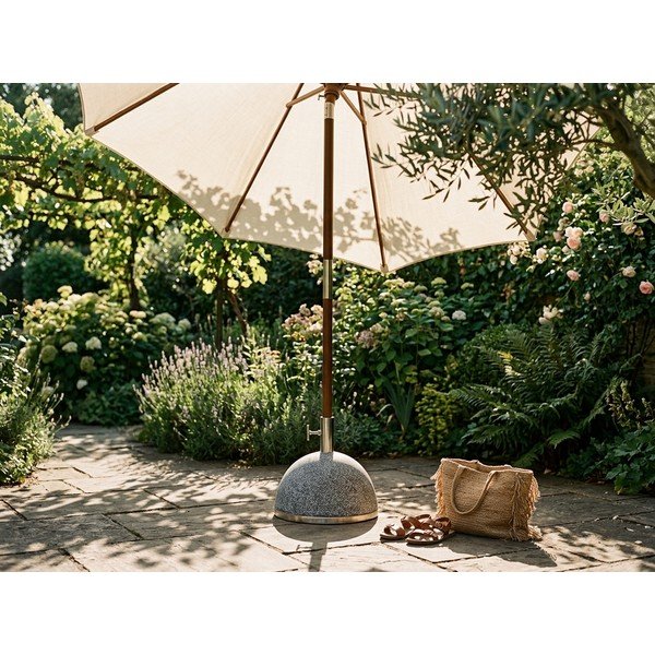 Stojalo za senčnik iz terrazza – Esschert Design-image-1
