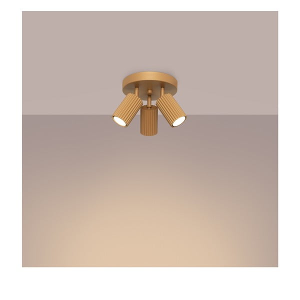 Točkovno svetilo v zlati barvi Gleam – Sollux-image-2