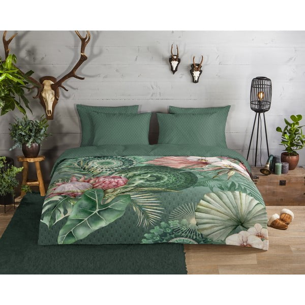 Zelena flanelna posteljnina 140x200 cm - HIP-image-1