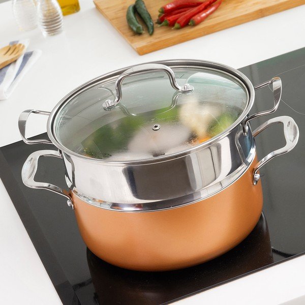 Komplet loncev s parnikom InnovaGoods Copper-Effect-image-1