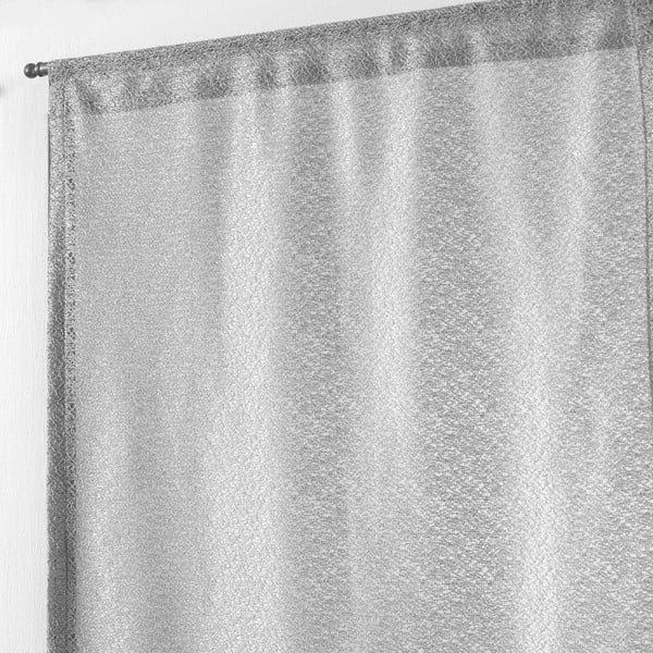 Sive prosojne zavese v kompletu 2 ks 60x90 cm Castille – douceur d'intérieur-image-1