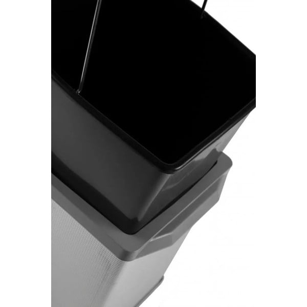 Izvlečni kovinski koš za ločevanje odpadkov 17 l Tower - Elletipi-image-4