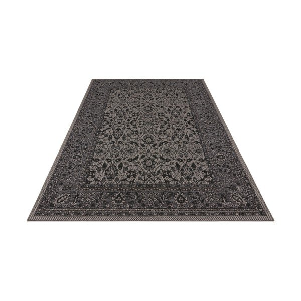 Črno-vijolična zunanja preproga NORTHRUGS Konya, 200 x 290 cm-image-1