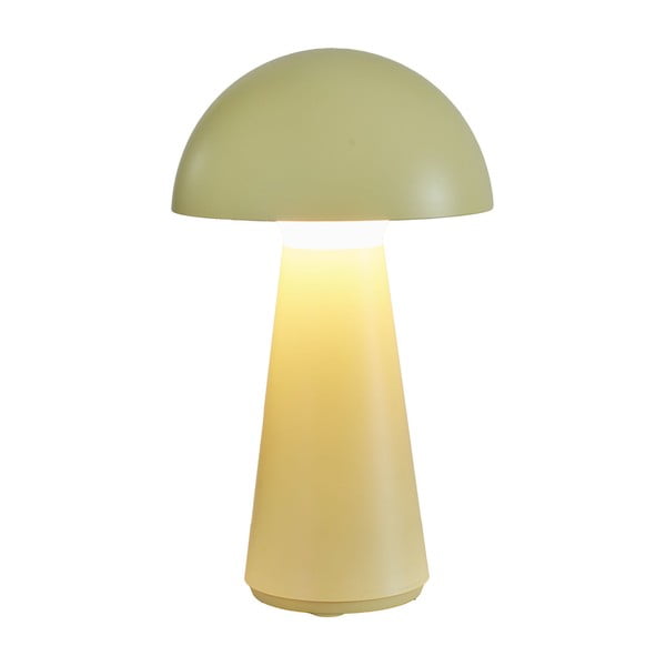 Rumena LED namizna svetilka z daljinskim upravljalnikom (višina 28 cm) Sam – Sirius