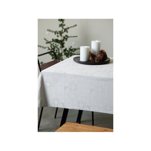 Namizni prt iz damasta ø 160 cm Star Damask – Södahl-image-2