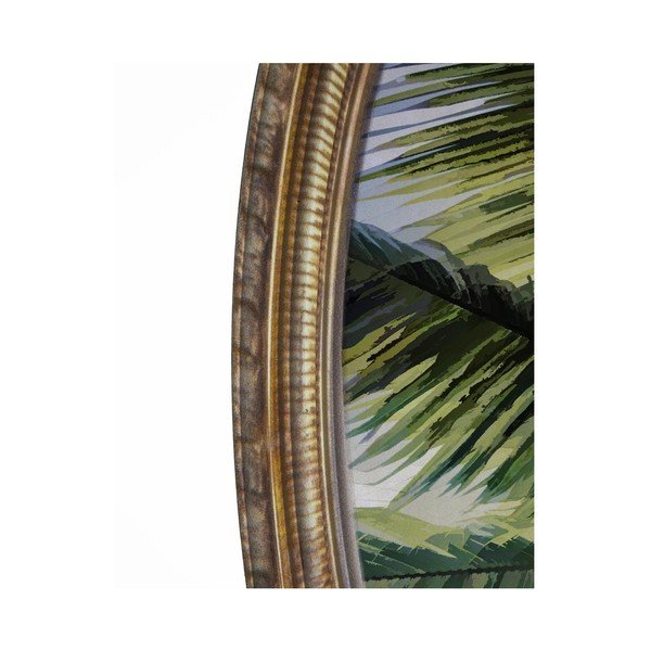 Ovalna stenska slika Velvet Atelier Palm Tree-image-2