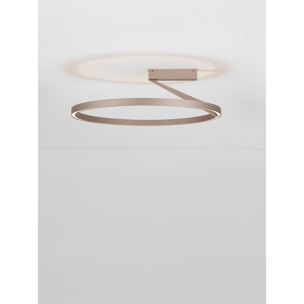 Aluminijasta LED zatemnitvena stropna svetilka v rožnato zlati Tilia – Nova Luce-image-4