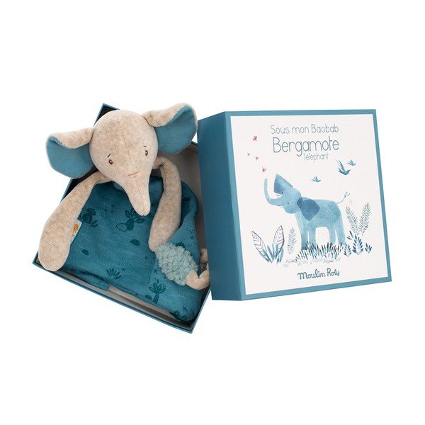 Modra igrača ninica Elephant – Moulin Roty-image-4