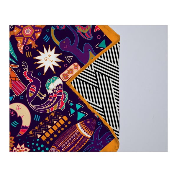 Ženski šal Madre Selva Electric Animals, 70 x 50 cm-image-2