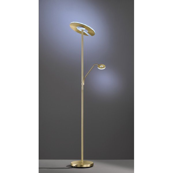 LED zatemnitvena stoječa svetilka v zlati barvi (višina 180 cm) Dent – Fischer & Honsel-image-4