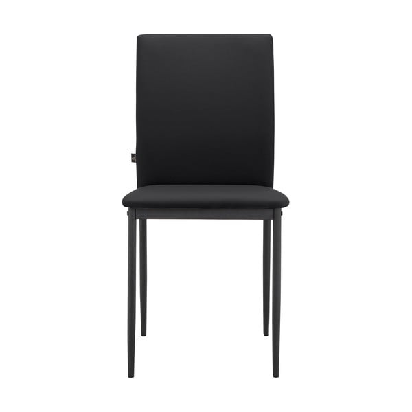 Črni jedilni stoli v kompletu 2 ks iz umetnega usnja Pavia – Støraa-image-1