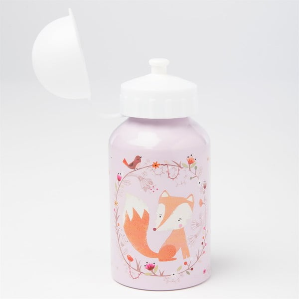Rožnata steklenička za vodo Sass & Belle Woodland, 300 ml-image-2