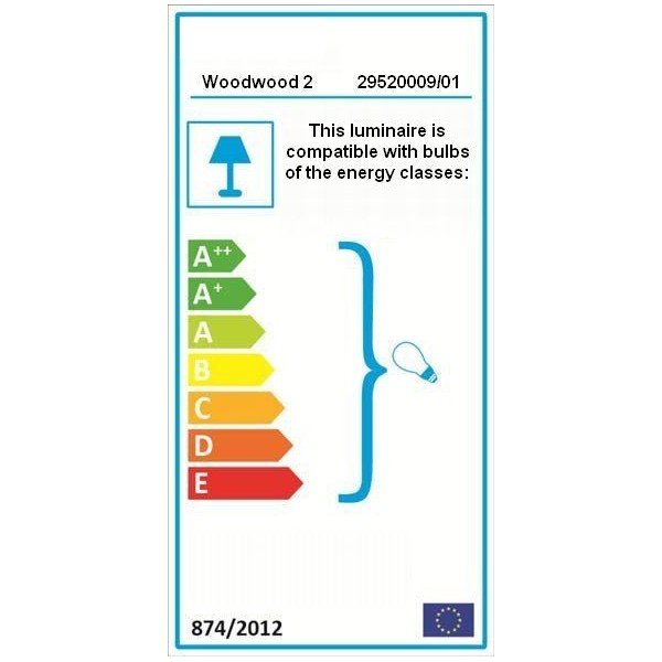 Bela talna svetilka z leseno konstrukcijo Woodman Floor-image-1