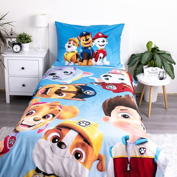Otroška posteljnina iz mikrovlaken 140x200 cm Paw Patrol – Jerry Fabrics-image-1