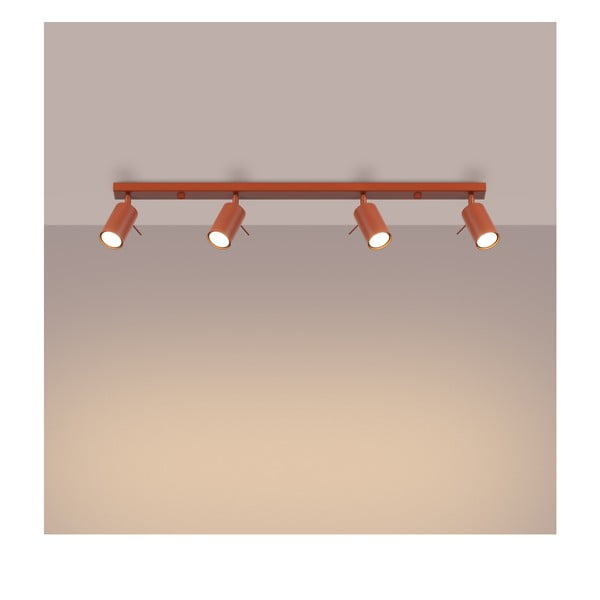 Opečnato oranžno točkovno svetilo 6x81 cm Etna – Sollux-image-2
