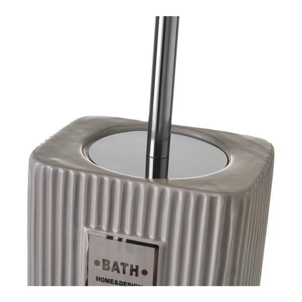 Siva keramična WC ščetka Griso – Casa Selección-image-3