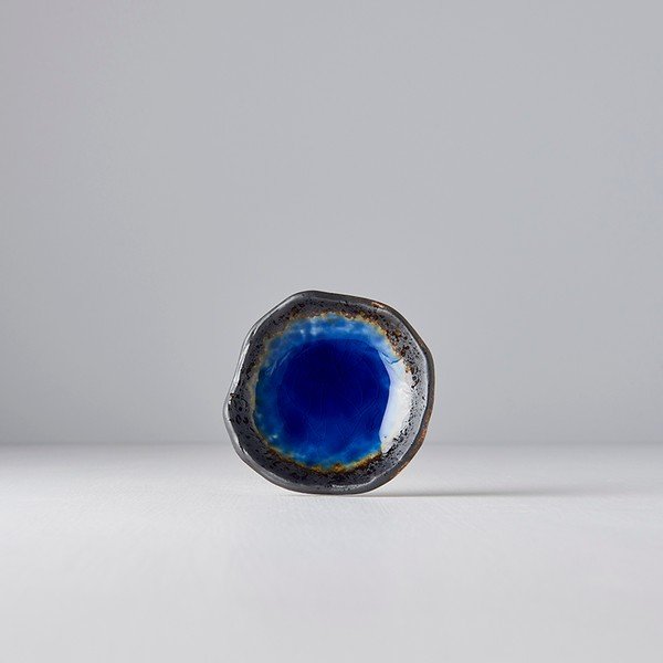 Moder keramičen krožnik MIJ Cobalt, ø 9 cm-image-2