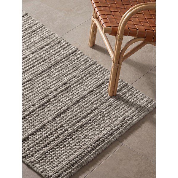 Siv ročno tkan volnen tekač 80x250 cm Camden Parker – Ted Baker-image-2