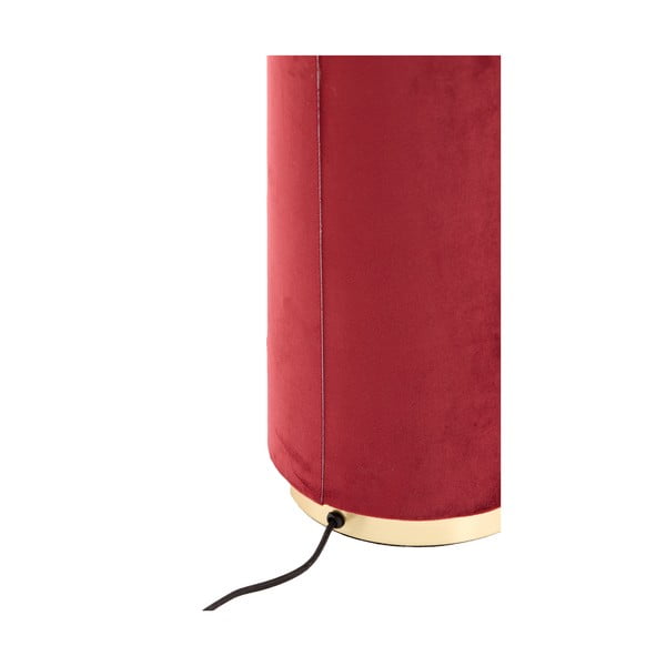 Rdeča stoječa svetilka s tekstilnim senčilom (višina 168 cm) Devia – Light & Living-image-3