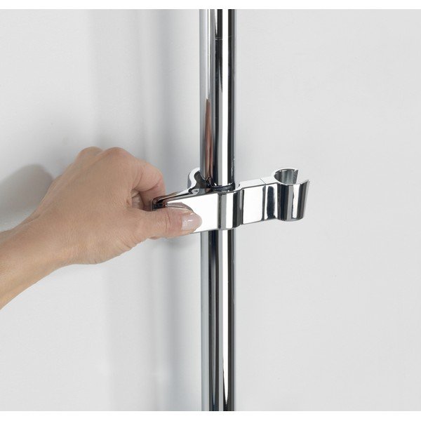 Držalo za glavo za prhanje iz nerjavečega jekla v sijajno srebrni barvi – Wenko-image-1