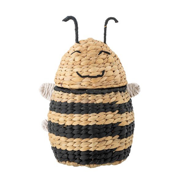 Otroška škatla za shranjevanje iz vodne hijacinte v naravni barvi 20x18x30 cm Finn – Bloomingville Mini