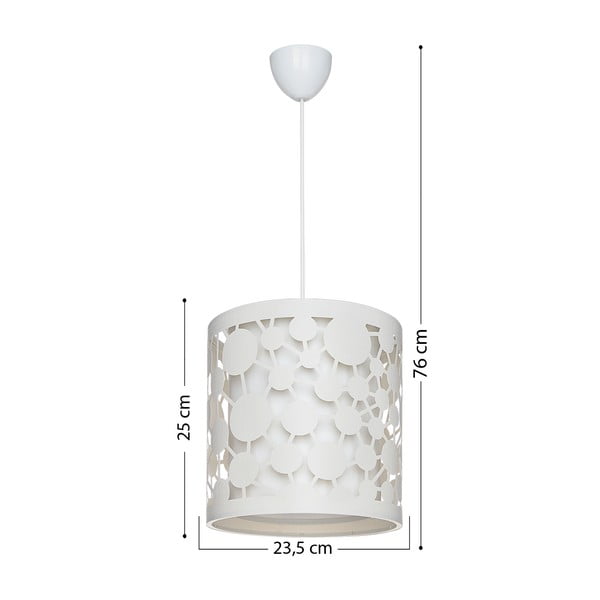 Bela stropna svetilka 76x23,5 cm - Squid Lighting-image-3