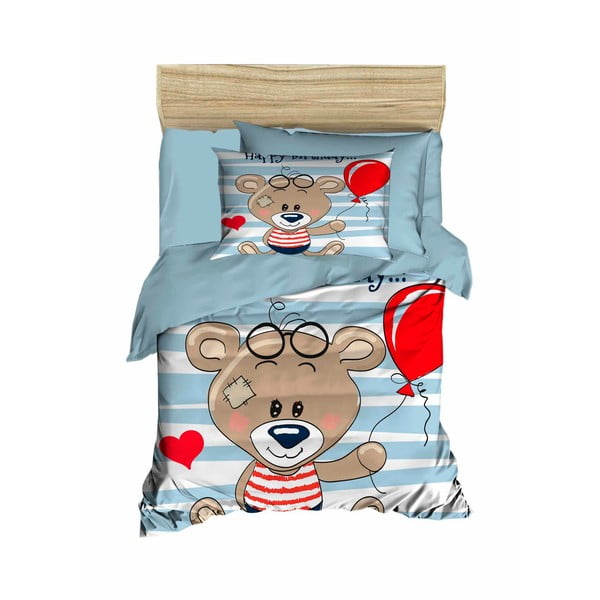 Satenasta otroška posteljnina za otroško posteljico z rjuho 100x150 cm – Mijolnir