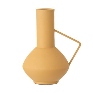 Vaza iz rumene kovine Bloomingville Irine, višina 21 cm