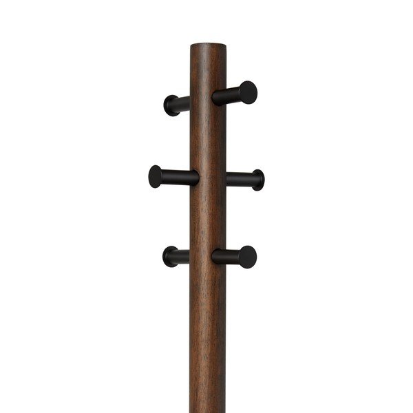 Črn obešalnik iz lesa kavčukovca Pillar - Umbra-image-4